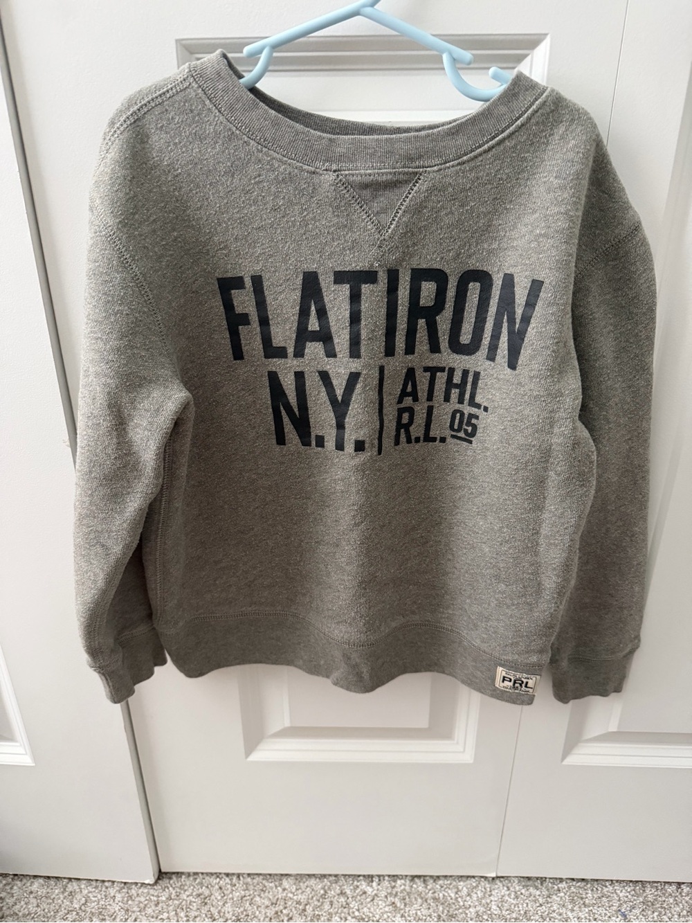 Polo Ralph Lauren Kids Gray Flatiron N.Y. Graphic Crewneck Sweatshirt